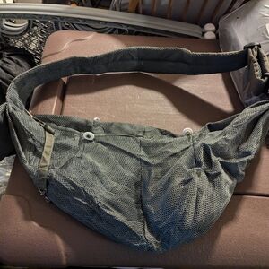 Mesh Dog Carrier Sling - Gray